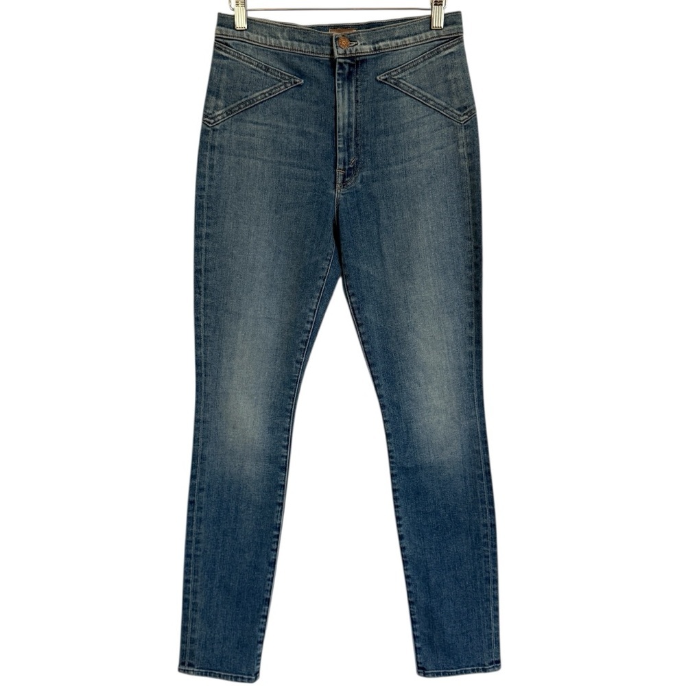 Mother Jeans Old Shaper High Rise Skinny Blue Denim (Style 1834-756) Women’s 28